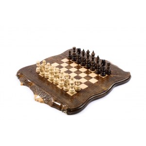 Шахматы-нарды с авторским контуром Арарата