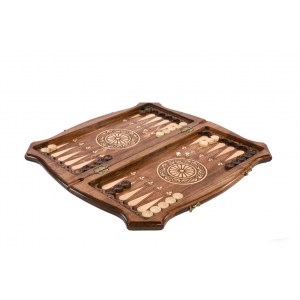 Шахматы-нарды с авторским оформлением контура