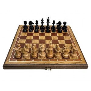 Шахматы Ход Короля махагон 45 с фигурами из клёна