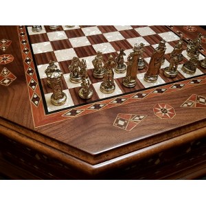 Шахматы "Бастион" орех антик