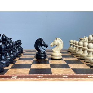 Шахматный ларец "Бастион" с утяжеленными фигурами
