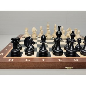 Шахматы + шашки подарочные с утяжеленными фигурами