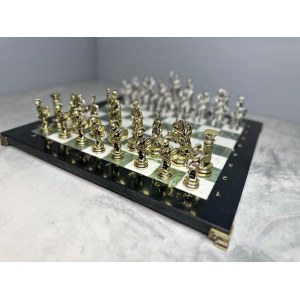 Шахматы подарочные каменные "Римская война"