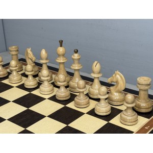 Шахматный ларец подарочный с фигурами из дуба