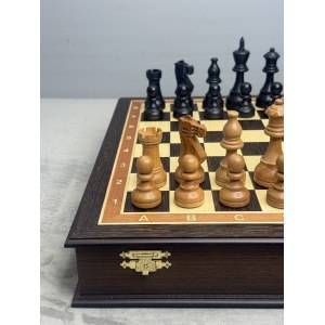 Шахматный ларец с утяжеленными  фигурами