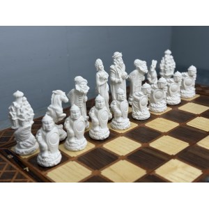 Шахматы 3 в 1 подарочные с фигурами Сказки