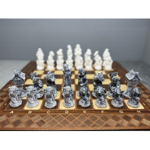 Шахматы 3 в 1 подарочные с фигурами Сказки