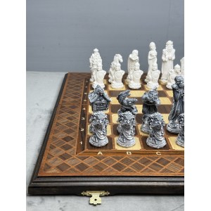 Шахматы 3 в 1 подарочные с фигурами Сказки
