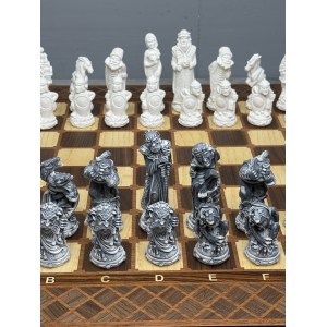 Шахматы 3 в 1 подарочные с фигурами Сказки
