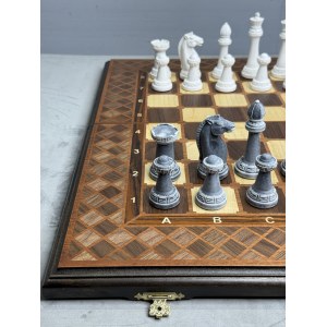 Шахматы 3 в 1 подарочные с фигурами Стаунтон