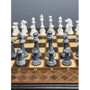 Шахматы 3 в 1 подарочные с фигурами Стаунтон
