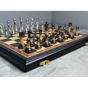 Шахматы подарочные с фигурами из композита