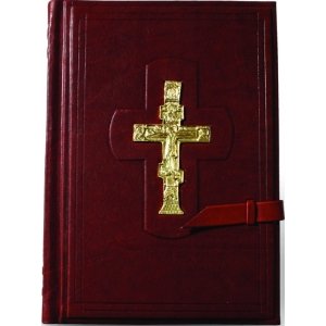 Подарочная книга в кожаном переплете 